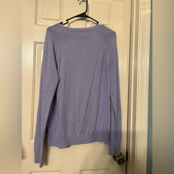 Banana Republic Premium Yarn Sweater in purple (size large) - Picture 3 of 5